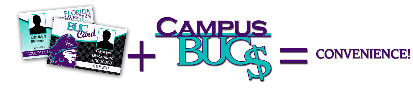 Buc card plus campus bucs equal convenience!